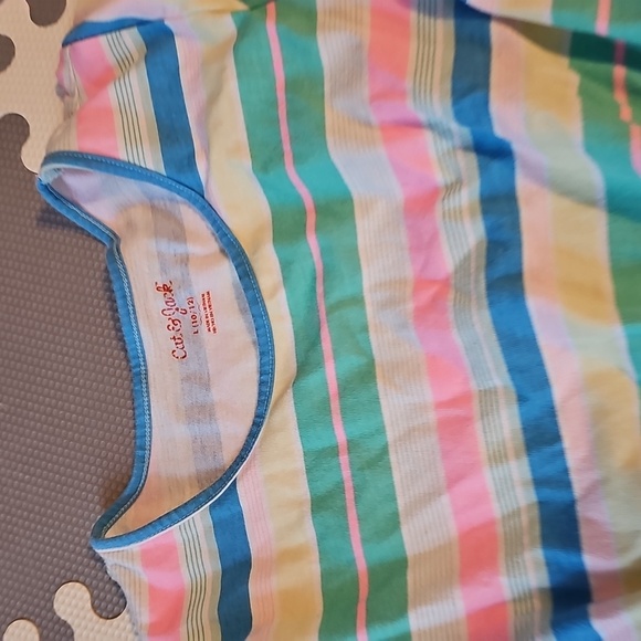 Colorful Striped Kids Dress - Picture 3 of 3